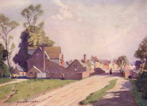 Long Melford, Suffolk od Alfred Heaton Cooper