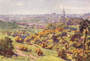 Norwich z Mousehold Heath, Norfolk od Alfred Heaton Cooper