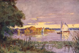 Oulton Broad, Suffolk od Alfred Heaton Cooper