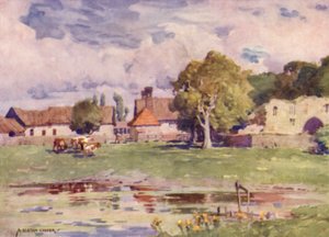 The Abbey Farm, Thetford, Norfolk od Alfred Heaton Cooper