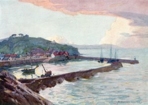 Watchet Harbor (barva lito) od Alfred Heaton Cooper