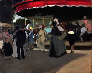 Carrousel, c.1904 (olej na kartonu)