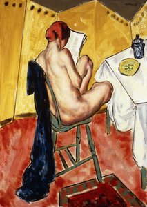 Žlutá obrazovka, od Alfred Henry Maurer