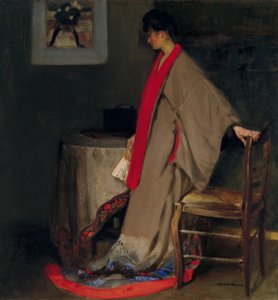 Mladá žena v Kimonu, kolem roku 1901