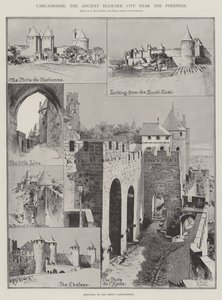 Carcassonne, starobylé hradiště nedaleko Pyrenejí