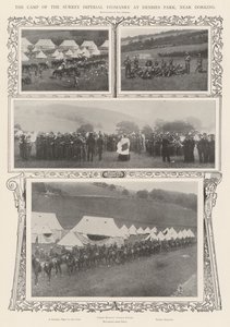 Tábor Surrey Imperial Yeomanry v Denbies Park, poblíž Dorking