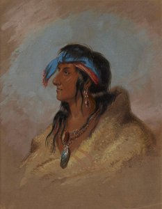 White Plume od Alfred Jacob Miller