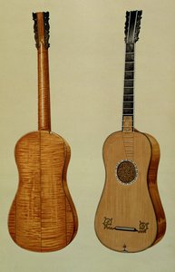 Kytara vyrobená Antoniem Stradivariusem (asi 1644-1737), z 