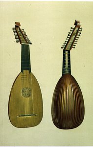 loutna, italština od Alfred James Hipkins