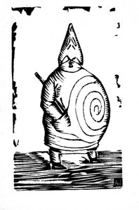 Otec Ubu, konec 19. století (dřevoryt)