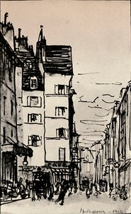 "Ulice Seiny", 1915 od Alfred Latour