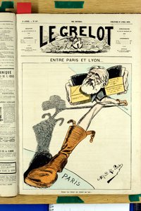 Obálka „“Le Grelot“, číslo 107, Satirický v barvách od Alfred Le Petit