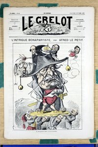 Obálka „“Le Grelot“, číslo 45, Satirický v barvách od Alfred Le Petit