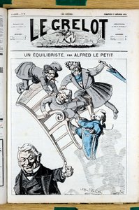 Obálka „“Le Grelot“, číslo 81, Satirický v barvách od Alfred Le Petit