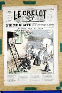 Obálka „“Le Grelot“, číslo 718, Satirický v barvách od Alfred Le Petit