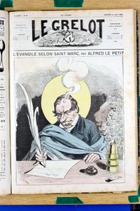 Obálka „“The Grelot“, číslo 72, Satirický v barvách od Alfred Le Petit