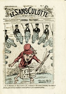 Ilustrace na obálku Le Sans-culotte, č. 7