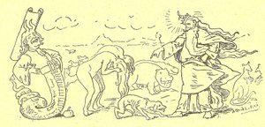 Ilustrace Alfred Le Pete (1841-1909) v Gros-Jean a jeho lék od Alfred Le Petit