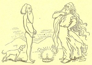 Ilustrace Alfreda Le Peta (1841-1909) v Gros-Jean a jeho léku od Alfred Le Petit