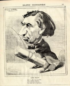 Le Charivari, satirický v B & W od Alfred Le Petit