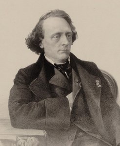 Portrét pianisty a skladatele Henryho Litolffa 1818-1891, 1858.