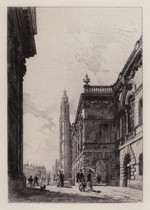 Cambridge: The Senate House and University Library (lept)