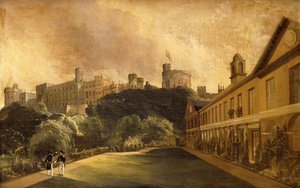 Pohled na hrad Windsor z Traver