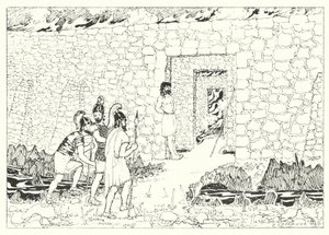 Lucianova Pravdivá historie: (rytina) od Alfred Payne Garnett
