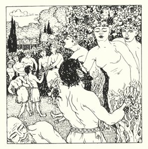 Lucianova Pravdivá historie: Vinařky (rytina)