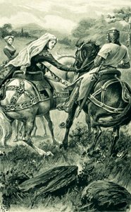 Hraběnka z Carricku a Robert De Bruce od Alfred Pearse