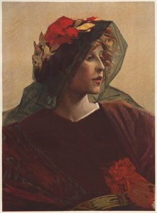Impéria (Barevná litografie) od Alfred Pierre Agache