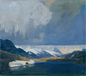 Bernina Bouřka od Alfred Poell