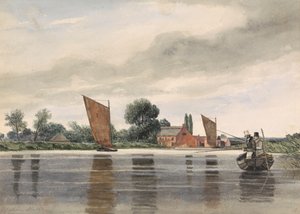 Coldham Hall, s H. Priestem a C. Turnerem Anglingem, 1835