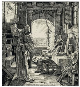 Smrt jako přítel, 1851. od Alfred Rethel