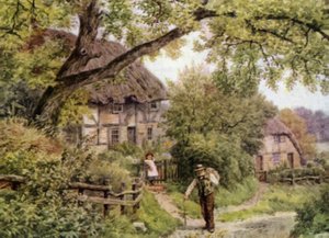 Vedlejším pruhem v Houghton, Sussex od Alfred Robert Quinton
