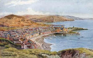 Aberystwyth z Constitution Hill od Alfred Robert Quinton