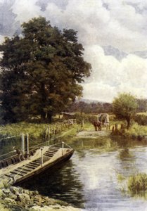 Trajekt Bablock Hythe od Alfred Robert Quinton