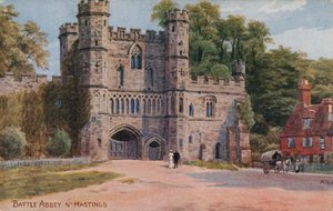 Battle Abbey poblíž Hastings od Alfred Robert Quinton