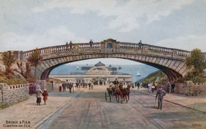 Bridge und Pier, Clacton-on-Sea od Alfred Robert Quinton