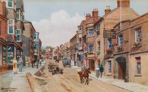 Široká ulice, Lyme Regis od Alfred Robert Quinton