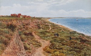 Útesy, pohled na východ, Barton-on-Sea od Alfred Robert Quinton