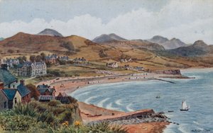 Criccieth Bay z hradu