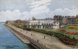 Květinová síň a zahrady, Southport od Alfred Robert Quinton