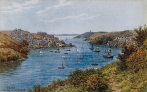 Fowey, vjezd do přístavu