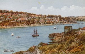 Fowey, z hradu Polruan