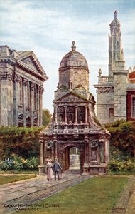 Čestná brána, Caius College, Cambridge od Alfred Robert Quinton