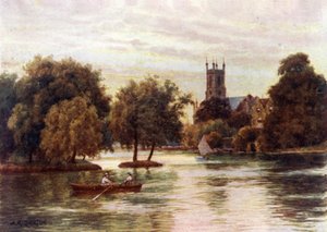 Hamptonský kostel od Alfred Robert Quinton