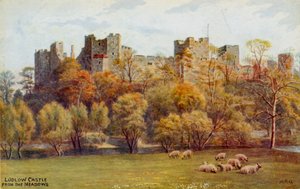 Hrad Ludlow z luk od Alfred Robert Quinton