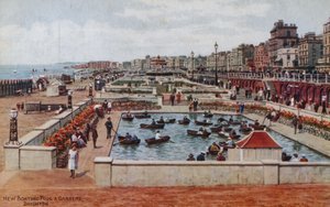 New Boating Pool and Gardens, Brighton od Alfred Robert Quinton