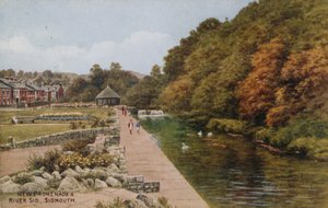 Nová promenáda a řeka Sid, Sidmouth od Alfred Robert Quinton